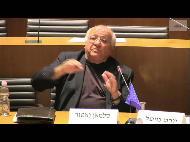 הרצאתו של הסופר והמחזאי סלמאן נאטור התהפוכות בעולם הערבי בראי הספרות הערבית